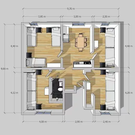 Beautiful Airportflats Near شقة *