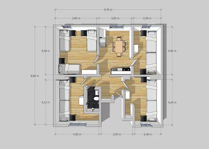 Beautiful Airportflats Near Apartment *