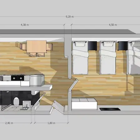 아파트 Beautiful Airportflats Near